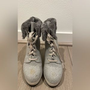 cute grey booties